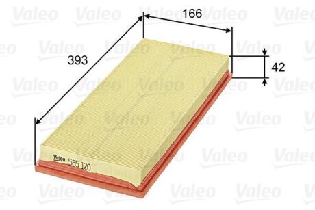 Повітряний фільтр Valeo 585120