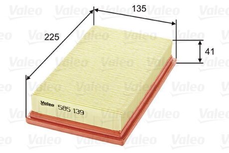 Повітряний фільтр Valeo 585139