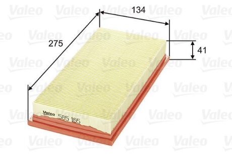 Повітряний фільтр Valeo 585165