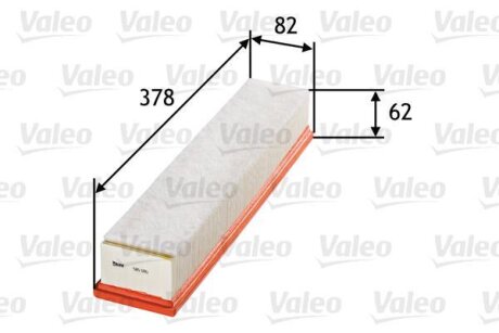 Повітряний фільтр Valeo 585180