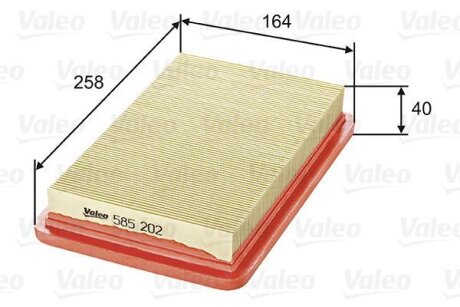 Повітряний фільтр Valeo 585202