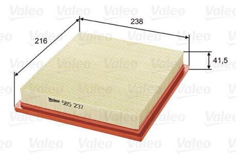 Повітряний фільтр Valeo 585237