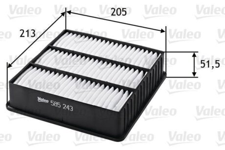 Воздушный фильтр Valeo 585243