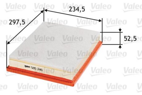 Повітряний фільтр Valeo 585246