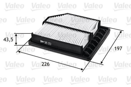 Повітряний фільтр Valeo 585253