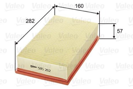 Повітряний фільтр Valeo 585262