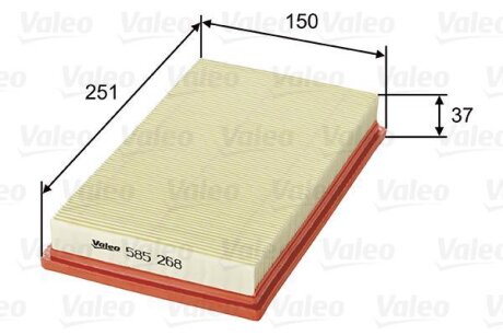 Повітряний фільтр Valeo 585268