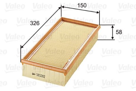 Фільтр повітря Valeo 585282