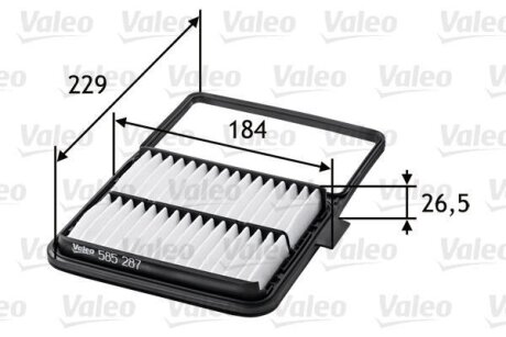 Повітряний фільтр Valeo 585287