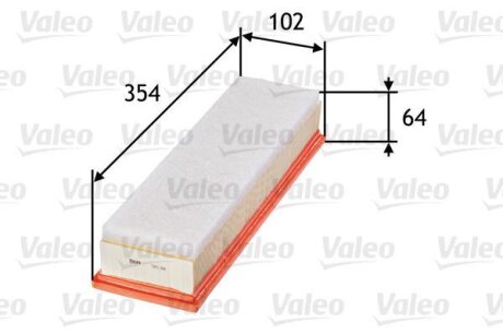 Фільтр повітря Valeo 585311