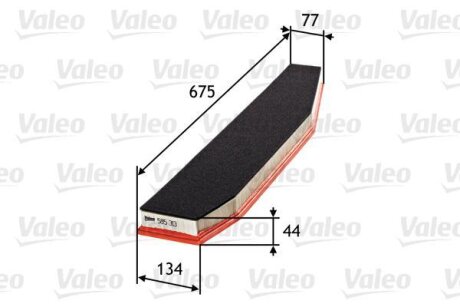 Фільтр повітря Valeo 585313