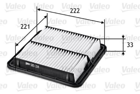 Фільтр повітря Valeo 585334