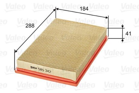 Фільтр повітря Valeo 585342