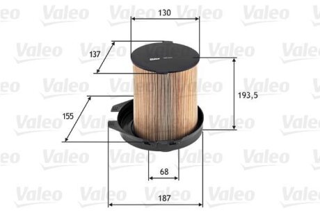 Повітряний фільтр Valeo 585603