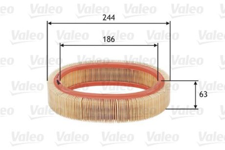 Повітряний фільтр Valeo 585606
