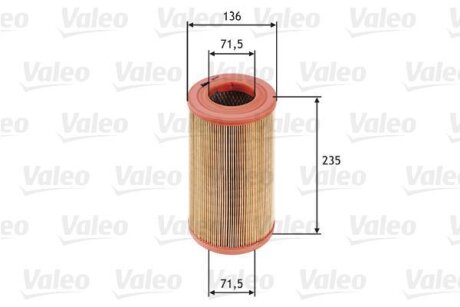 Повітряний фільтр Valeo 585622