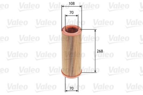 Воздушный фильтр Valeo 585631