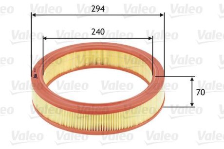 Повітряний фільтр Valeo 585633