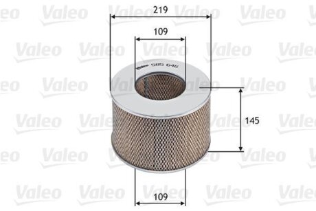 Воздушный фильтр Valeo 585646