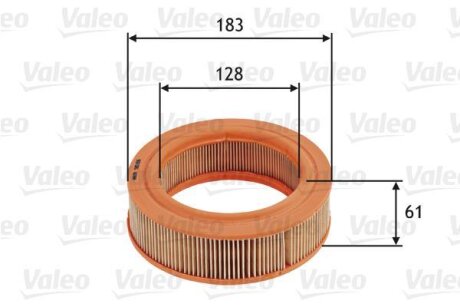 Повітряний фільтр Valeo 585656