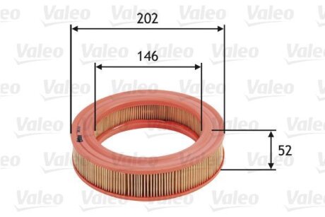 Повітряний фільтр Valeo 585717
