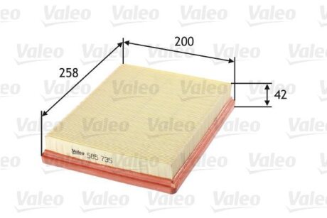 Фільтр повітря Valeo 585735