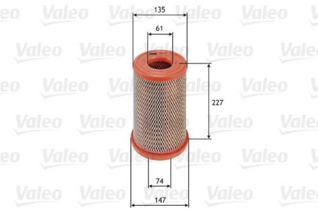 Фільтр повітря Valeo 585738