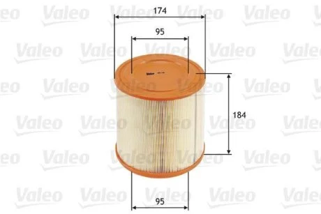 Фільтр повітря Valeo 585740