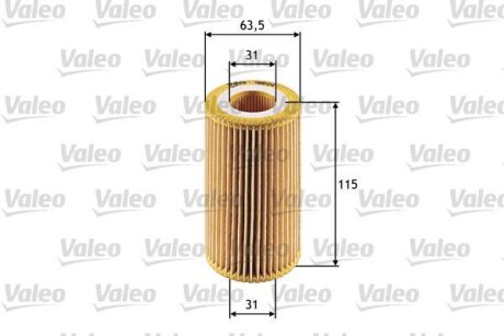Масляный фильтр Valeo 586524