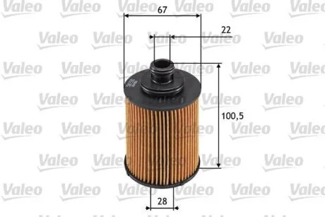 Масляний фільтр Valeo 586530