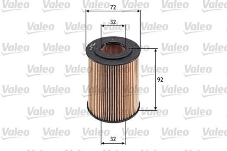 Фільтр масляний CHEVROLET/OPEL Cruze/Astra "1,7 "03>> Valeo 586568