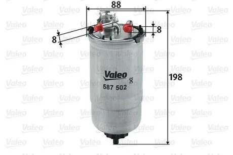 Топливный фильтр Valeo 587502