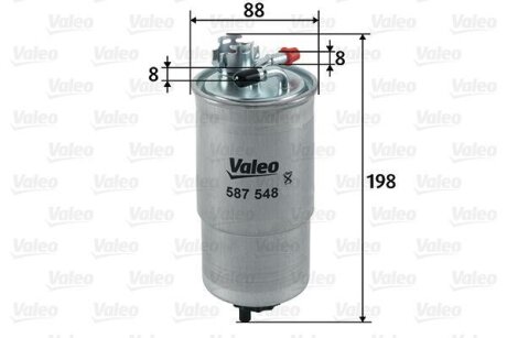 Фільтр палива Valeo 587548