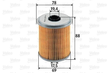 Фільтр палива Valeo 587910
