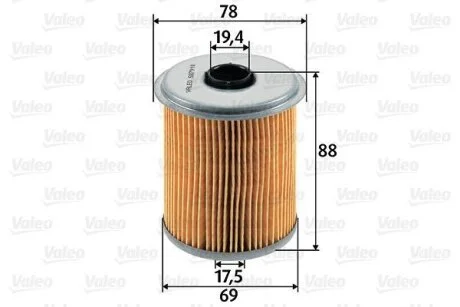 Топливный фильтр Valeo 587910