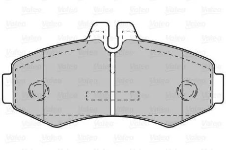Гальмівні колодки, дискові Valeo 598299