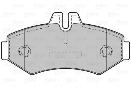 Гальмівні колодки, дискові Valeo 598300