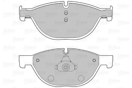 Гальмівні колодки, дискові Valeo 601136