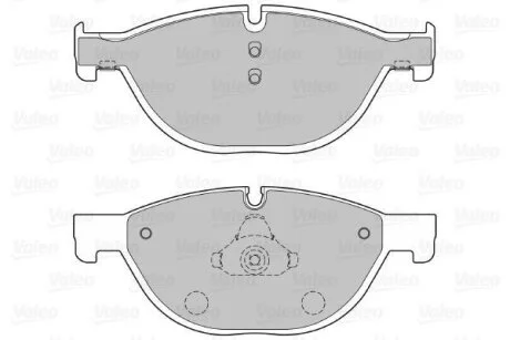 Гальмівні колодки, дискові Valeo 601136