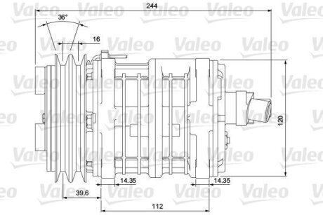 Компресор кондиціонера Valeo 700853