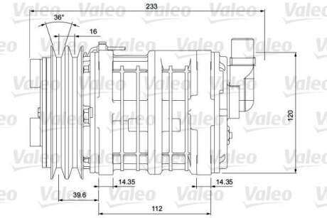 Компресор кондиціонера Valeo 700854