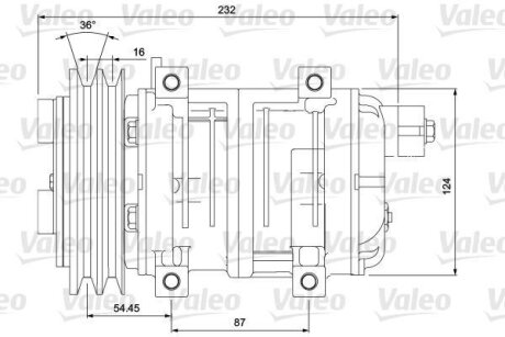 Компресор кондиціонера Valeo 700868
