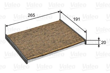 Фільтр салону Valeo 701028