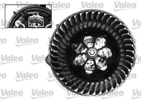 Вентилятор кабiни кондиц. Valeo 715074