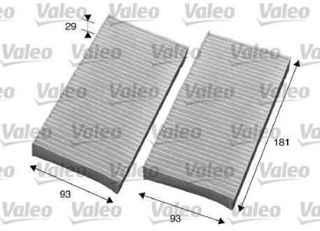 Фільтр салону Valeo 715594