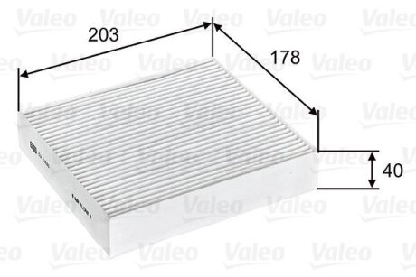 Фільтр салону Valeo 715603