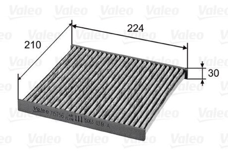 Фільтр салону Valeo 715756