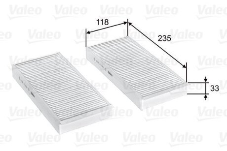 Фільтр салону Valeo 715812