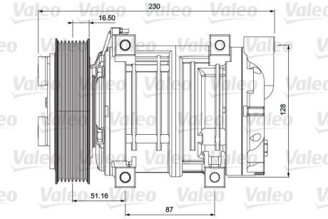 Компресор кондиціонера Valeo 716658