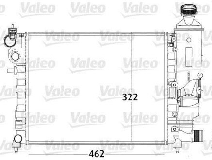 Радиатор, охлаждения дивгателя Valeo 731498